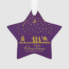 Religieuze Kerstmis, Geboorte van Jezus, Drie Koni Ornament