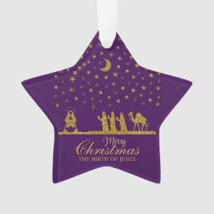 Religieuze Kerstmis, Geboorte van Jezus, Drie Koni Ornament