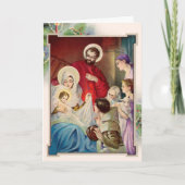 Religieuze kerstmis Kaart (Voorkant)