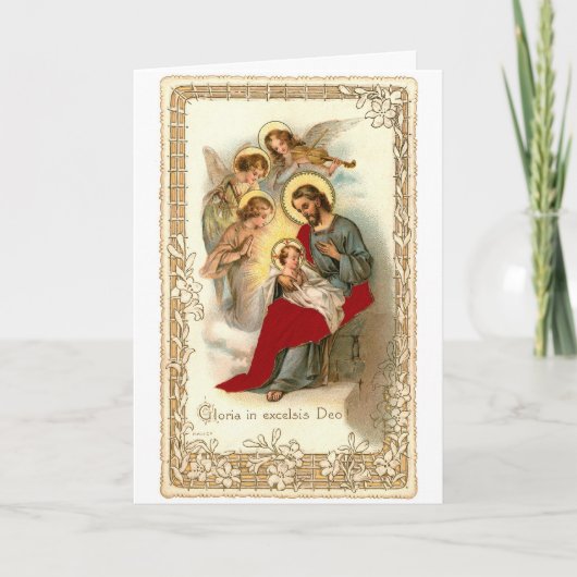 Religieuze kerstmis Kaart (Voorkant)