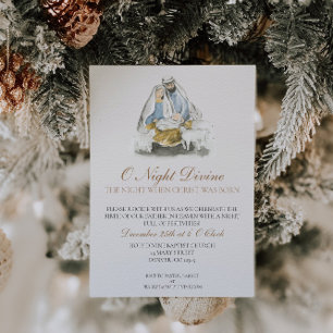 Religieuze Kerstmis Uitnodiging Kerst Kerstmis