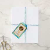 Religieuze Kerststal en Prettig Kerstfeest Cadeaulabel (Met Touw)