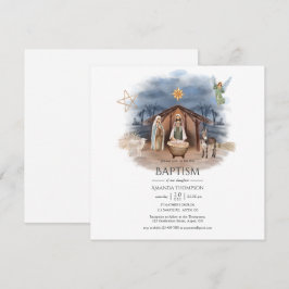 Religieuze Kerststal Geboorte Jezus Christus In Kaart