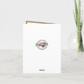 Religieuze kroning van de Heilige Drie-eenheid Kaart (Achterkant)