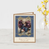 Religieuze kroning van de Heilige Drie-eenheid Kaart (Gele Bloem)