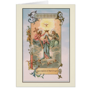 Religieuze kruiderij van de "Blessed Maagd Mary"