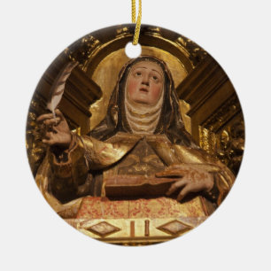 Religieuze kunst die Santa Teresa voorstelt Keramisch Ornament