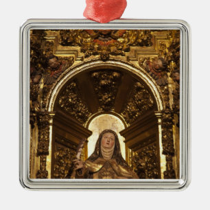 Religieuze kunst die Santa Teresa voorstelt Metalen Ornament