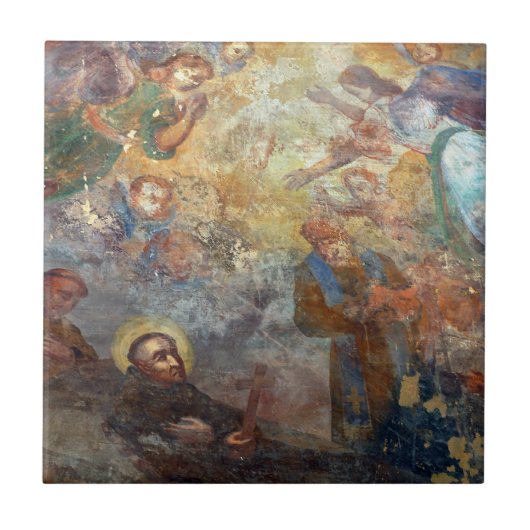  religieuze kunst drukt keramische tegel af tegeltje (Voorkant)