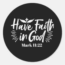 Religieuze kunst: Heb vertrouwen in God Schriftont