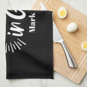 Religieuze kunst: Heb vertrouwen in God Schriftont Theedoek (Quarter Fold)