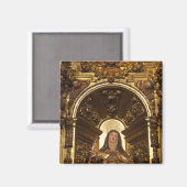 Religieuze kunst van Santa Teresa Magneet (Voorkant / Achterkant)
