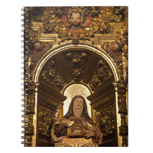Religieuze kunst van Santa Teresa Notitieboek (Voorkant)