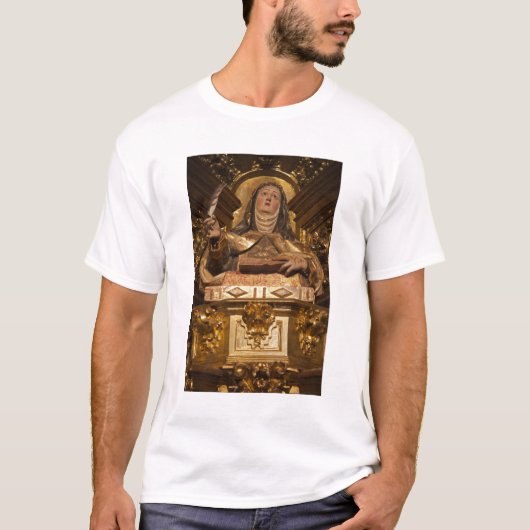 Religieuze kunst van Santa Teresa T-shirt (Voorkant)