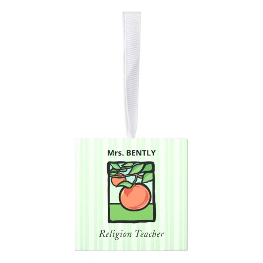 Religieuze leraar Dank je, Apple Decoratie (Rechts)