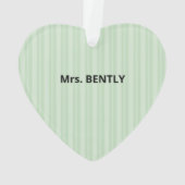 Religieuze leraar Dank je, Apple Ornament (achterkant)