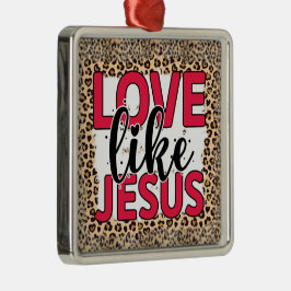 Religieuze Liefde Zoals Jezus ornament