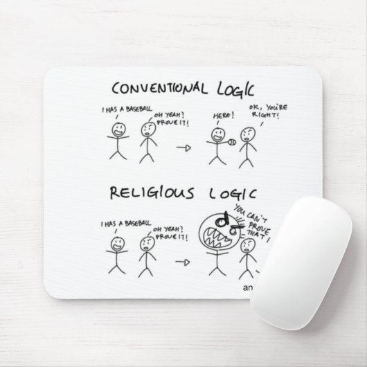 Religieuze logica muismat (Met muis)