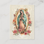Religieuze Maagd Maria begrafenis Guadalupe Plaatskaartje (Voorkant)