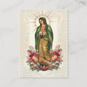 Religieuze Maagd Maria  Begrafenis Guadalupe Plaatskaartje (Voorkant)