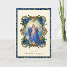 Religieuze Maagd Maria Bloemstuk Katholieke Tenhem Kaart