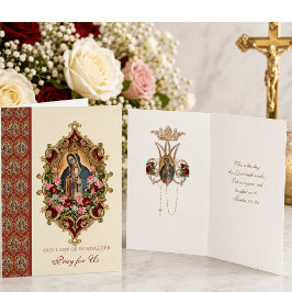 Religieuze Maagd Maria Guadalupe Spaanse Feestkaar Kaart