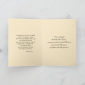 Religieuze Maagd Maria Jezus in Manger Angels Feestdagen Kaart (Binnen)