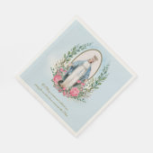 Religieuze  Maagd Maria Katholieke Floral Cla Servet (Hoek)