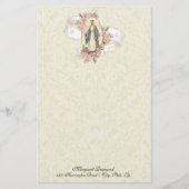 Religieuze Maagd Maria  katholieke Rozen (Voorkant)