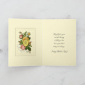 Religieuze Maagd Maria Rozen Katholieke Moederdag Feestdagen Kaart (Binnen)