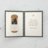 Religieuze Maagd Mary Assumption Birthday Kaart (Binnen)