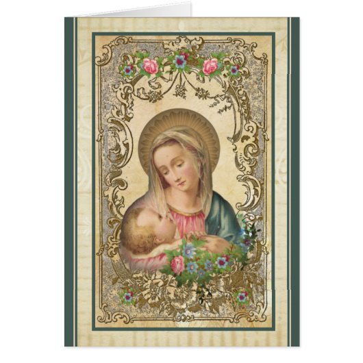  Religieuze Maagd Mary Baby Jezus (Voorkant)