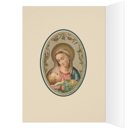  Religieuze Maagd Mary Baby Jezus (Binnen (Links))