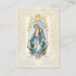 Religieuze maagd Mary Funeral Prayer Plaatskaartje