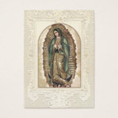 Religieuze maagd Mary Guadalupe katholieke begrafe Visitekaartje (Voorkant)