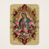 Religieuze maagd Mary Guadalupe katholieke begrafe Visitekaartje (Voorkant)