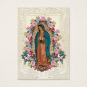 Religieuze maagd Mary Guadalupe katholieke begrafe Visitekaartje (Voorkant)