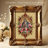 Religieuze maagd Mary Guadalupe katholieke begrafe Visitekaartje