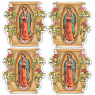 Religieuze Maagd Mary Guadalupe Spaans Sticker