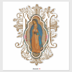 Religieuze Maagd Mary Guadalupe Spaans Zelfklever Sticker