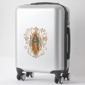 Religieuze Maagd Mary Guadalupe Spaans Zelfklever Sticker (Koffer)