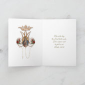 Religieuze Maagd Mary Guadalupe Spaanse feast Card Kaart (Binnen)
