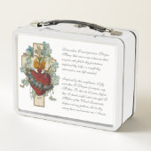 Religieuze maagd Mary Heart Fatima Prayer (Achterkant)