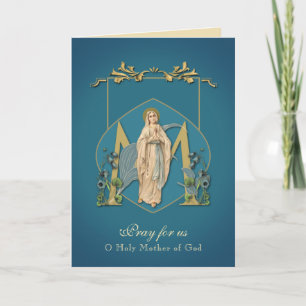 Religieuze Maagd Mary Immaculate Conception Moeder Kaart