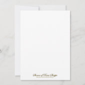 Religieuze Maagd Mary Immaculate Heart Bedankkaart (Achterkant)