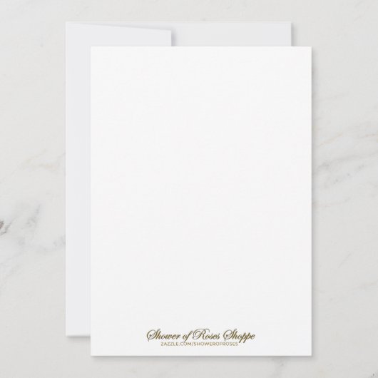 Religieuze Maagd Mary Immaculate Heart   Bedankkaart (Achterkant)