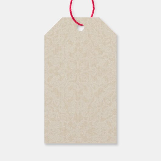 Religieuze Maagd Mary Immaculate Rozen Cadeaulabel (Achterkant)