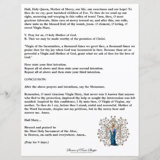 Religieuze maagd Mary Jesus Angels katholieke gebe (Achterkant)