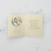 Religieuze Maagd Mary Jesus Katholieke Sympathieka Kaart (Binnen)