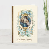 Religieuze Maagd Mary Jesus Katholieke Sympathieka Kaart (Voorkant)